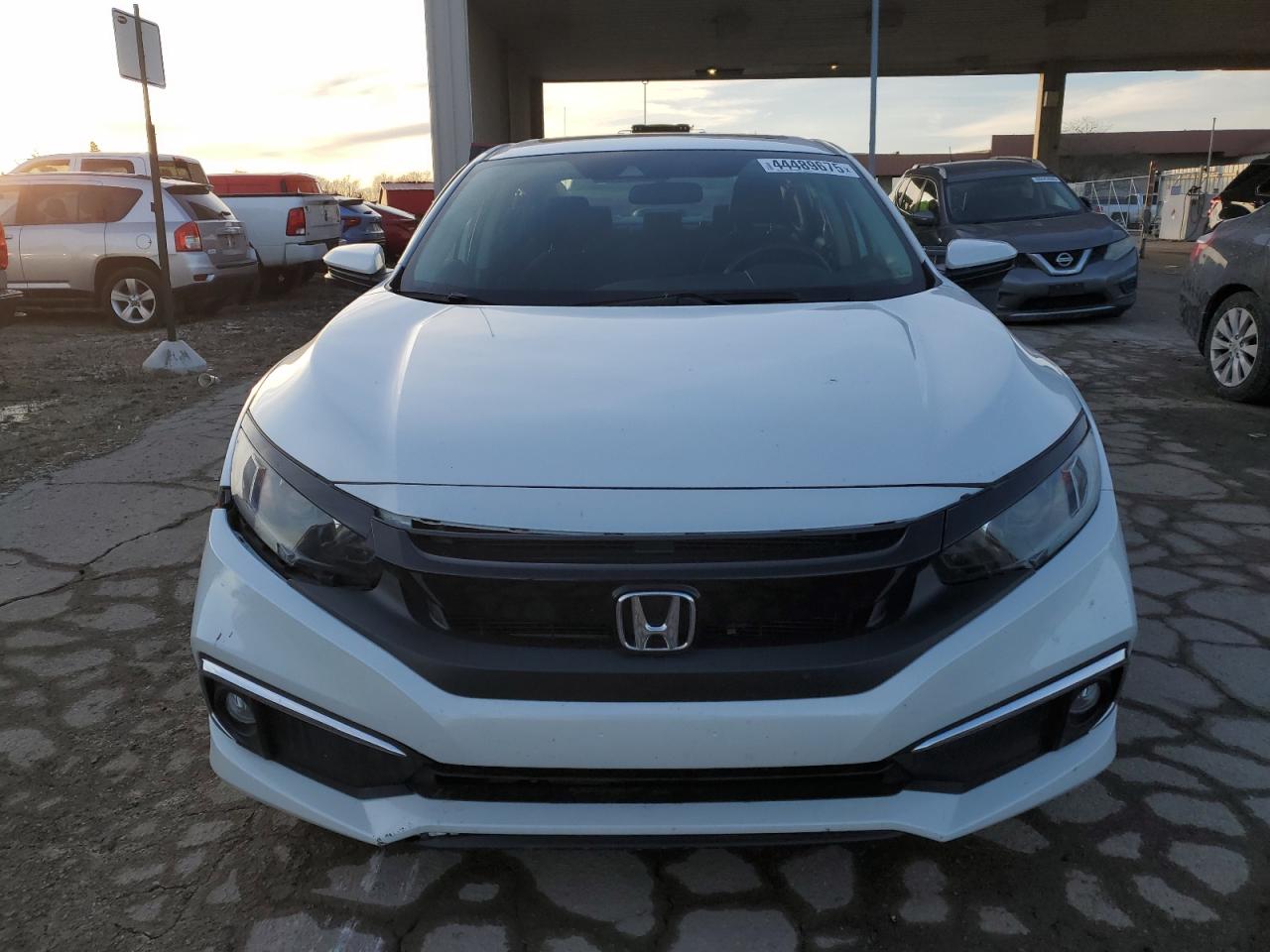 2020 Honda Civic VIN 19XFC1F36LE008446 Copart auction photo, side damage thumbnail 5