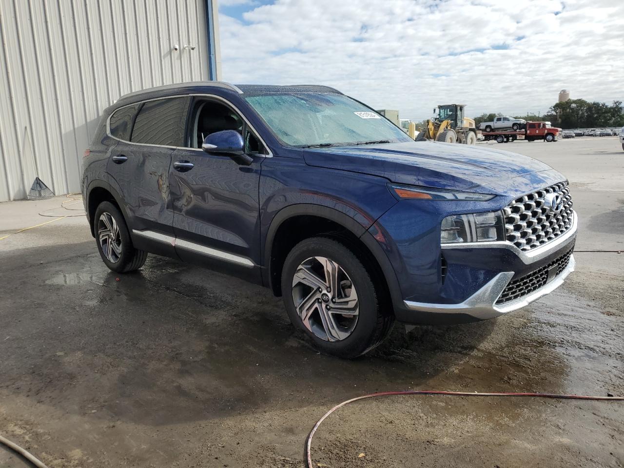 2022 Hyundai Santa Fe VIN 5NMS3DAJ6NH472631 Copart auction photo, side damage thumbnail 4