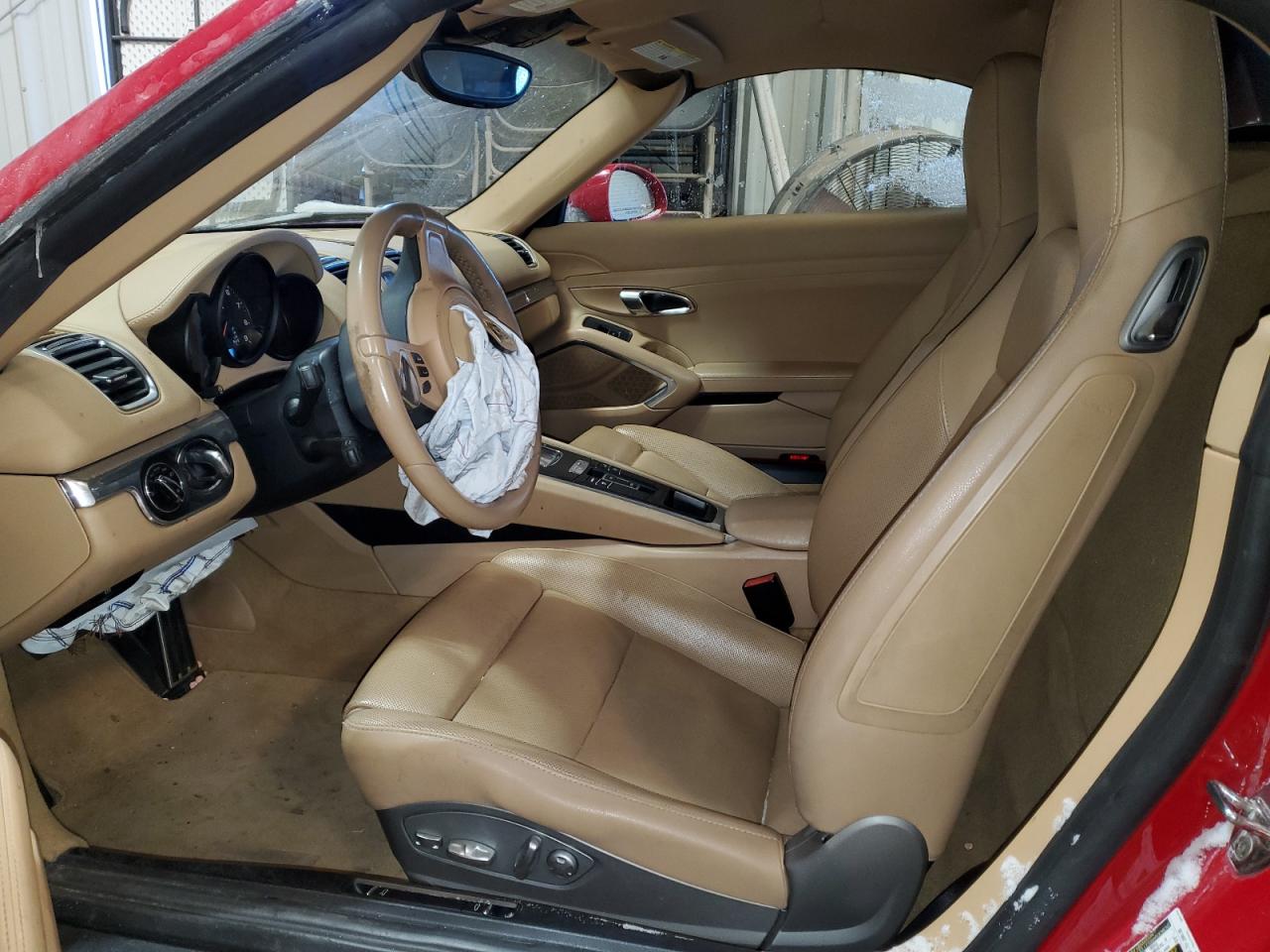 2016 Porsche Boxster VIN WP0CA2A84GS120716 Copart auction photo, front end / side damage thumbnail 7