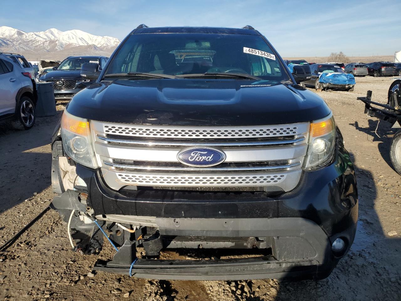 2014 Ford Explorer VIN 1FM5K8D81EGB38767 Copart auction photo, front end damage thumbnail 5