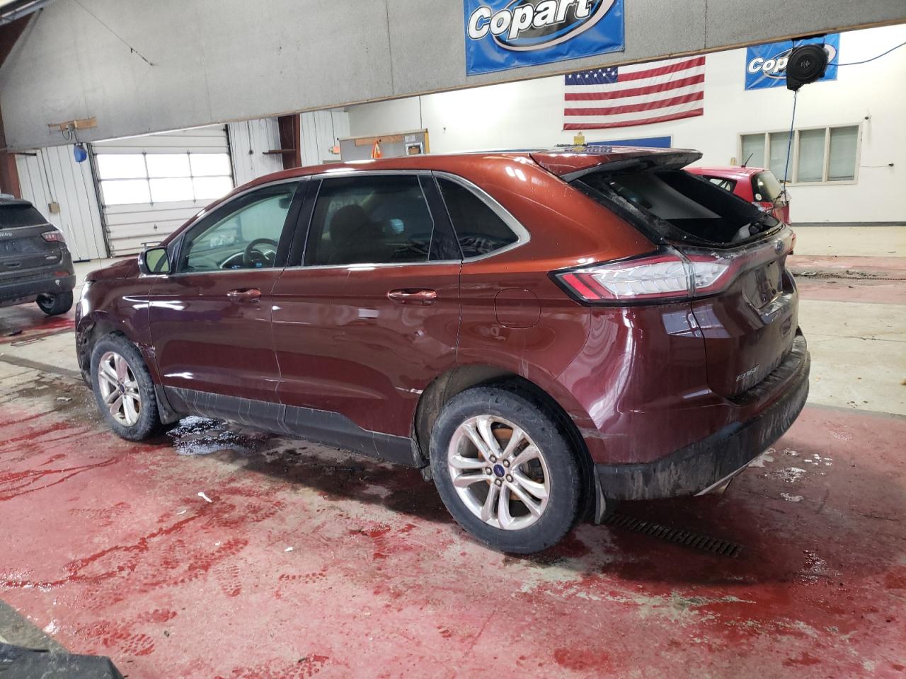 2015 Ford Edge VIN 2FMTK4J90FBB65061 Copart auction photo, front end damage thumbnail 2