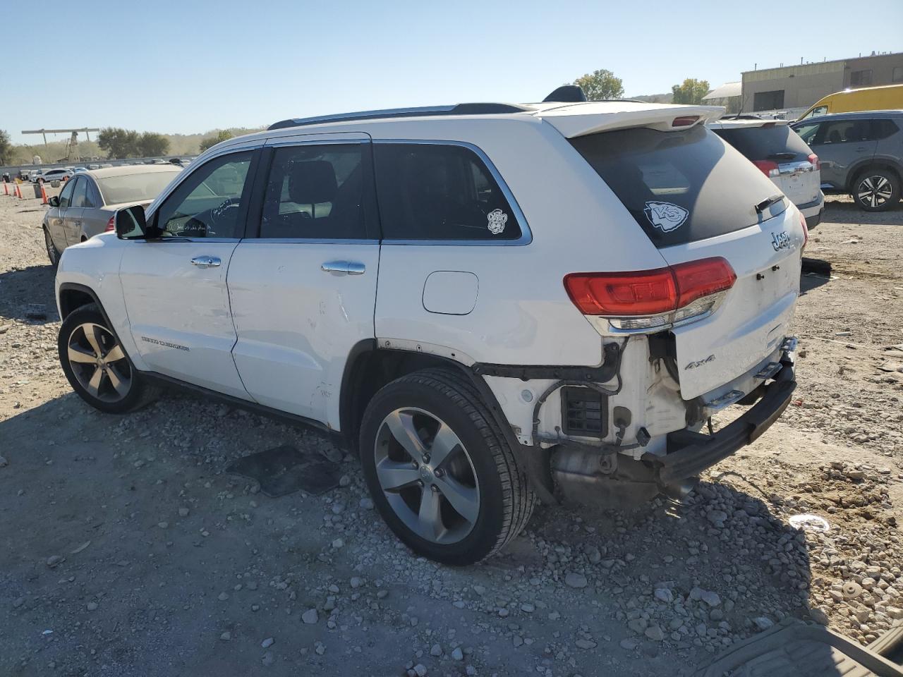 2014 Jeep Grand Cherokee VIN 1C4RJFBG3EC102545 Copart auction photo, rear end damage thumbnail 2