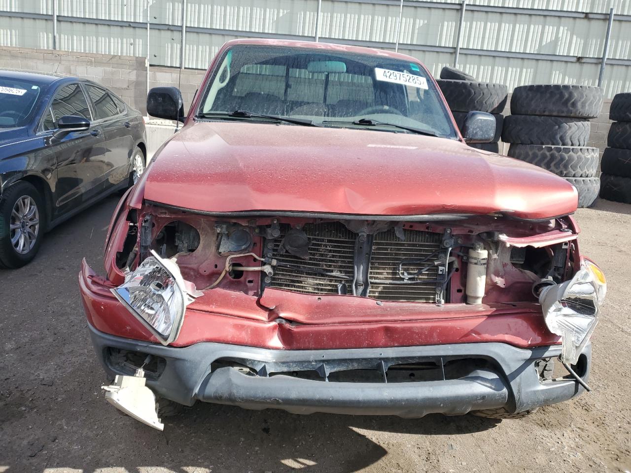 2002 Toyota Tacoma VIN 5TEWN72N22Z086931 Copart auction photo, front end damage thumbnail 5