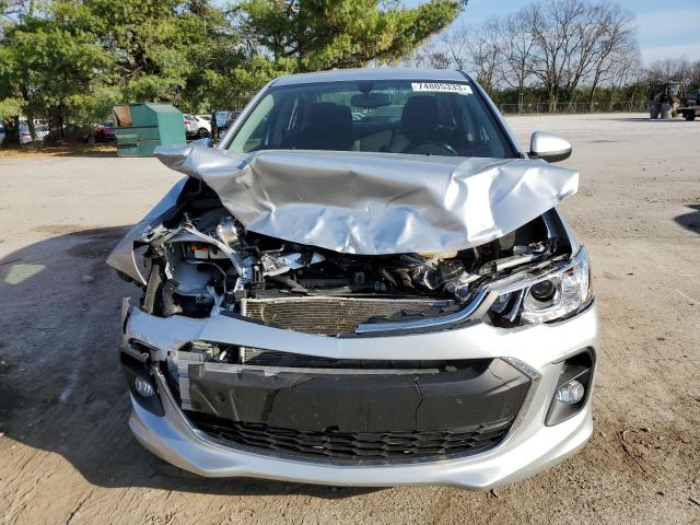 2020 Chevrolet Sonic VIN 1G1JD5SB3L4125181 Copart auction photo, front end / undercarriage damage thumbnail 5