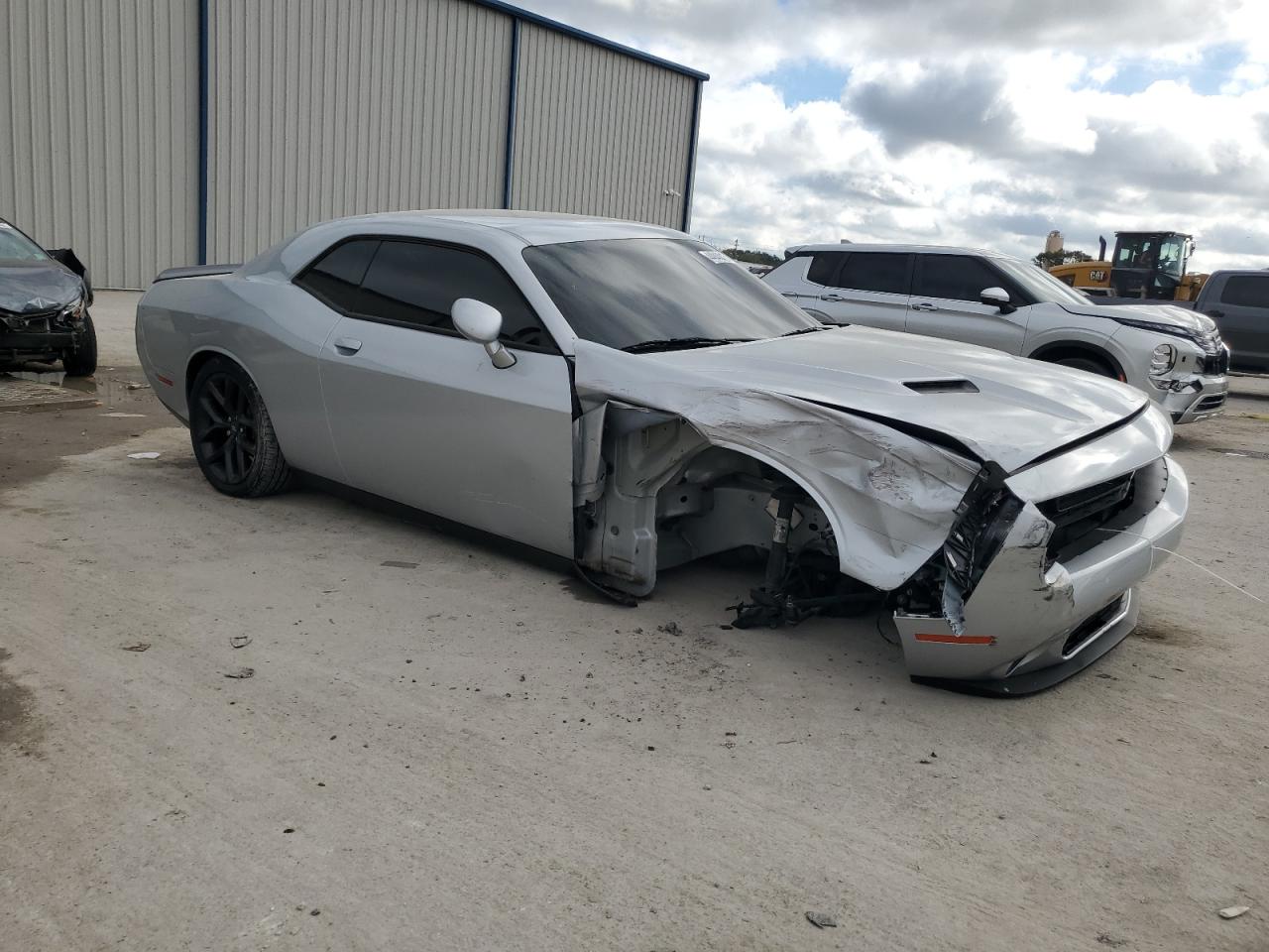 2021 Dodge Challenger VIN 2C3CDZAG5MH503109 Copart auction photo, front end / side damage thumbnail 4