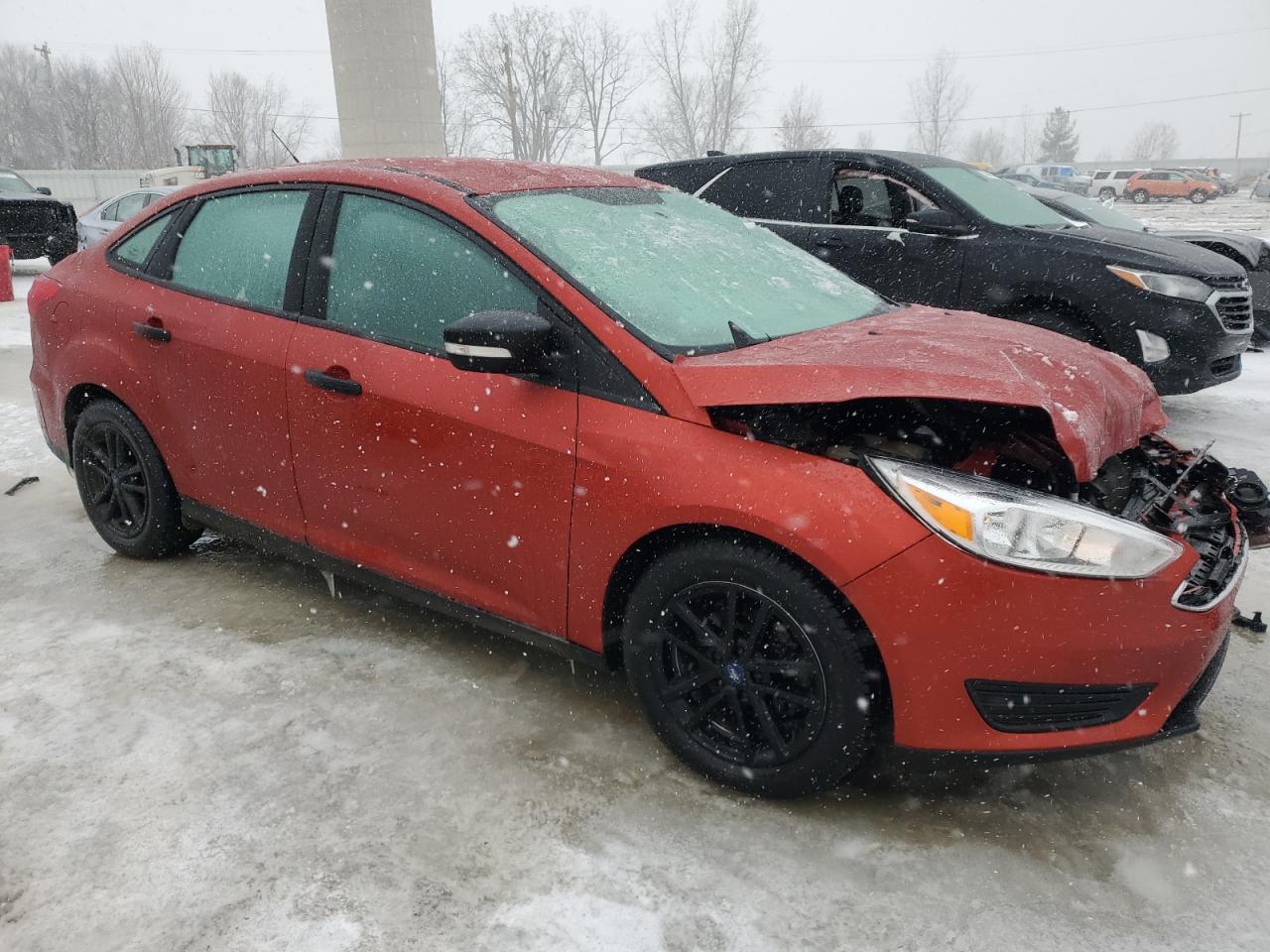 2018 Ford Focus VIN 1FADP3F22JL321163 Copart auction photo, front end damage thumbnail 4