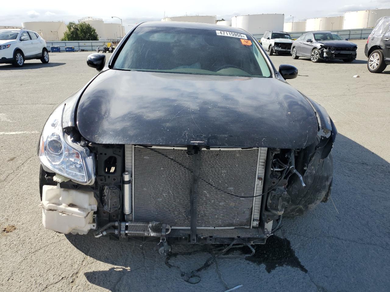 2008 Infiniti G VIN JNKBV61E48M218050 Copart auction photo, rear end / front end damage thumbnail 5