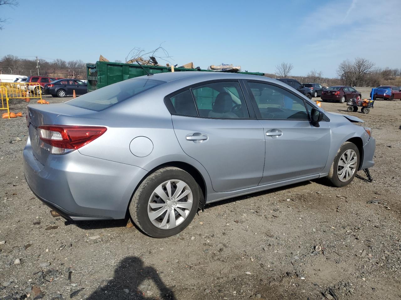 2020 Subaru Impreza VIN 4S3GKAB60L3607115 Copart auction photo, front end damage thumbnail 3