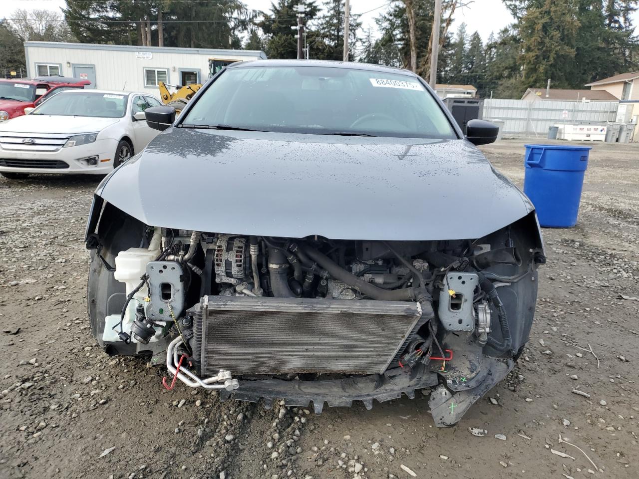 2015 Volkswagen Jetta VIN 3VWD17AJ8FM222450 Copart auction photo, front end / side damage thumbnail 5