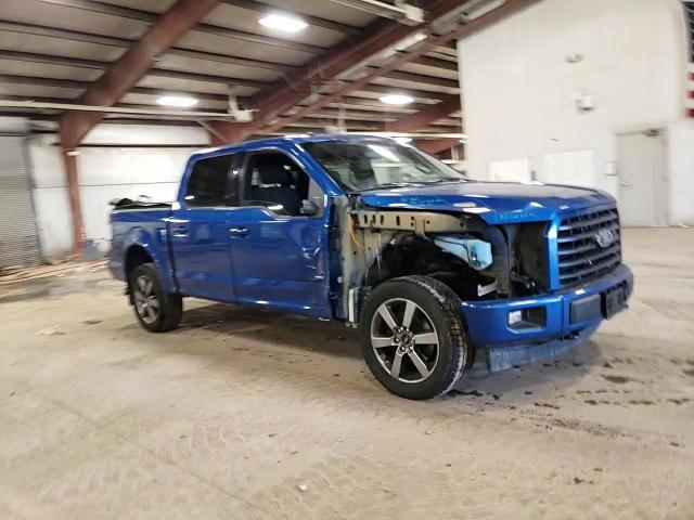 2017 Ford F-150 VIN 1FTEW1EG9HKE31520 Copart auction photo, side / front end damage thumbnail 11