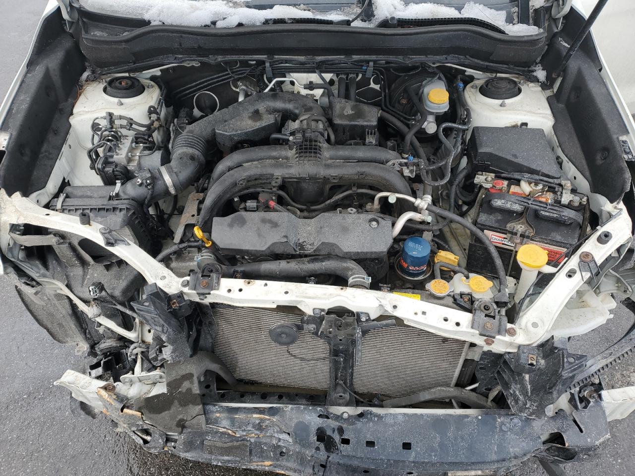2018 Subaru Forester VIN JF2SJARC6JH450233 Copart auction photo, front end damage thumbnail 12