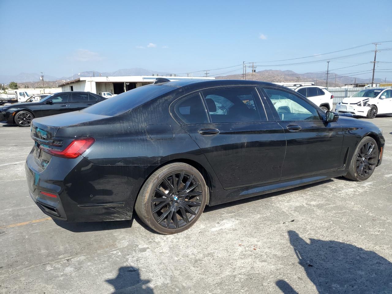 2022 BMW 7er VIN WBA7T2C07NCH95602 Copart auction photo, all over damage thumbnail 3
