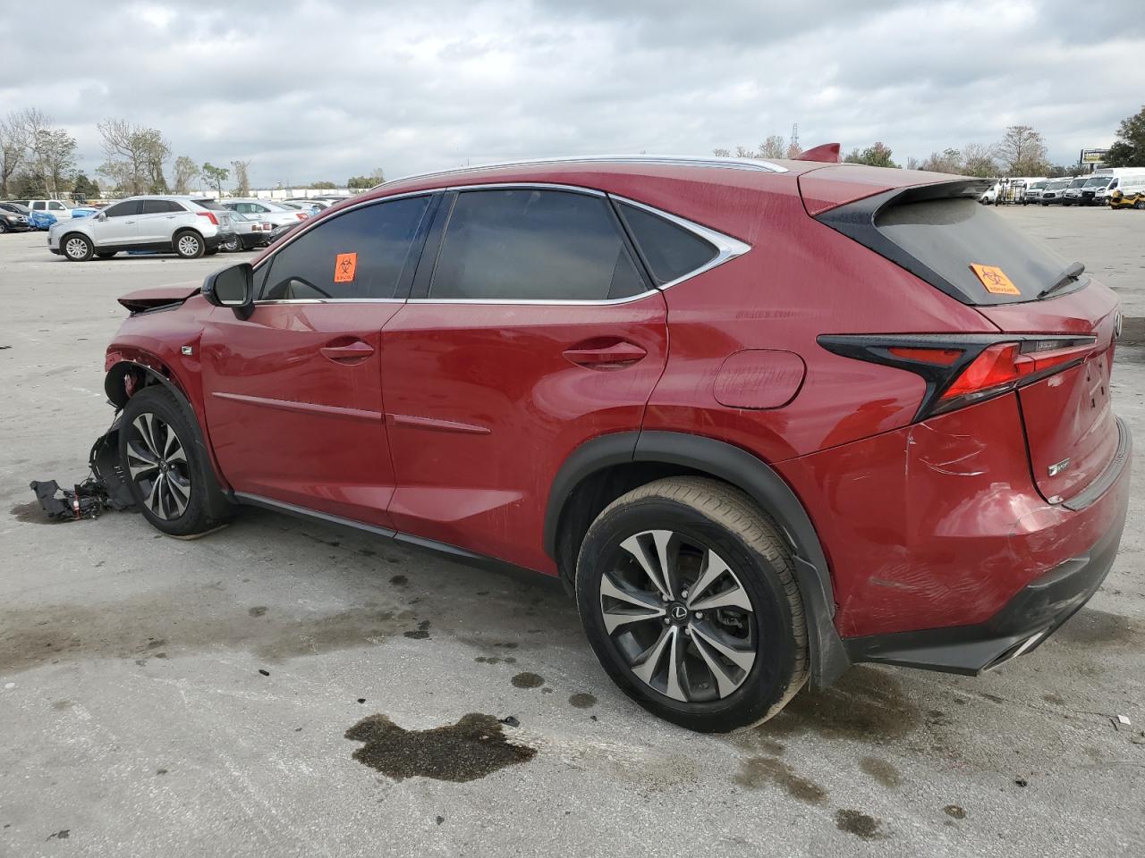 2020 Lexus NX VIN JTJSARDZ8L5011464 Copart auction photo, front end damage thumbnail 2