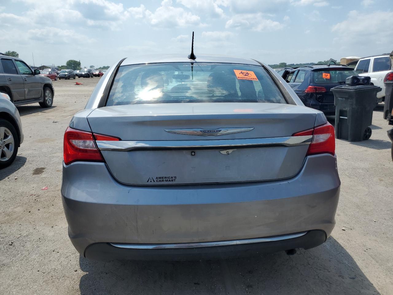 2014 Chrysler 200 VIN 1C3CCBAB6EN204803 Copart auction photo, water/flood / side damage thumbnail 6