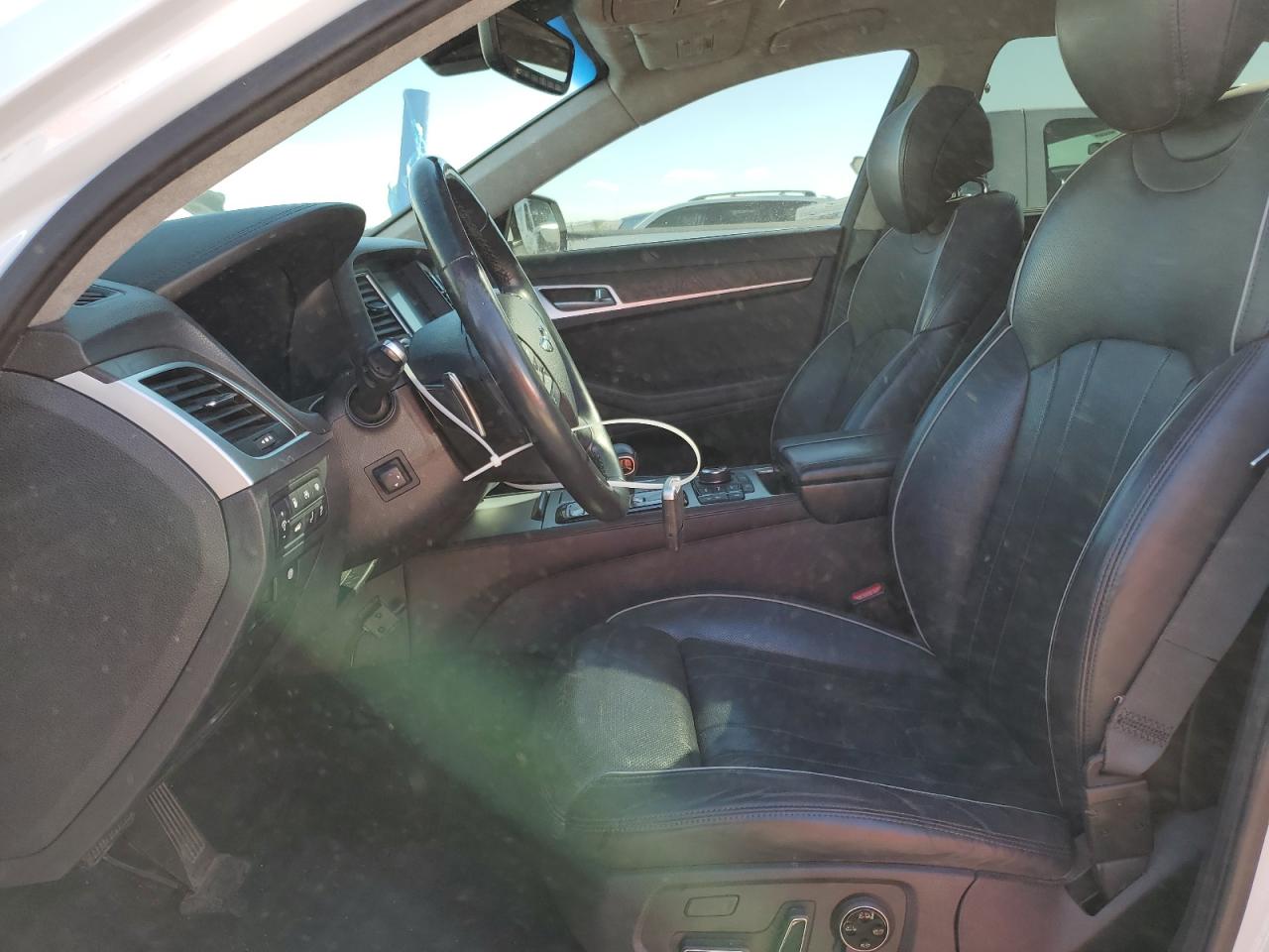 2018 Genesis G80 VIN KMHGN4JFXJU228703 Copart auction photo, undercarriage damage thumbnail 7