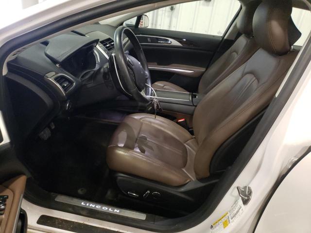 2016 Lincoln MKZ VIN 3LN6L2GK0GR630062 Copart auction photo, side / front end damage thumbnail 7