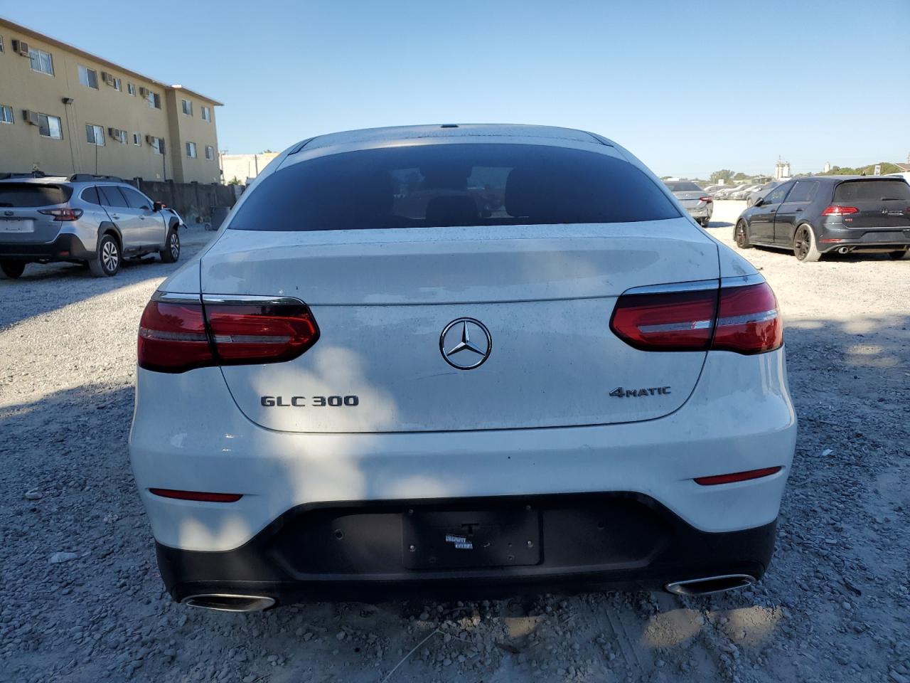 2019 Mercedes-Benz GLC VIN WDC0J4KB9KF624621 Copart auction photo, front end / side damage thumbnail 6