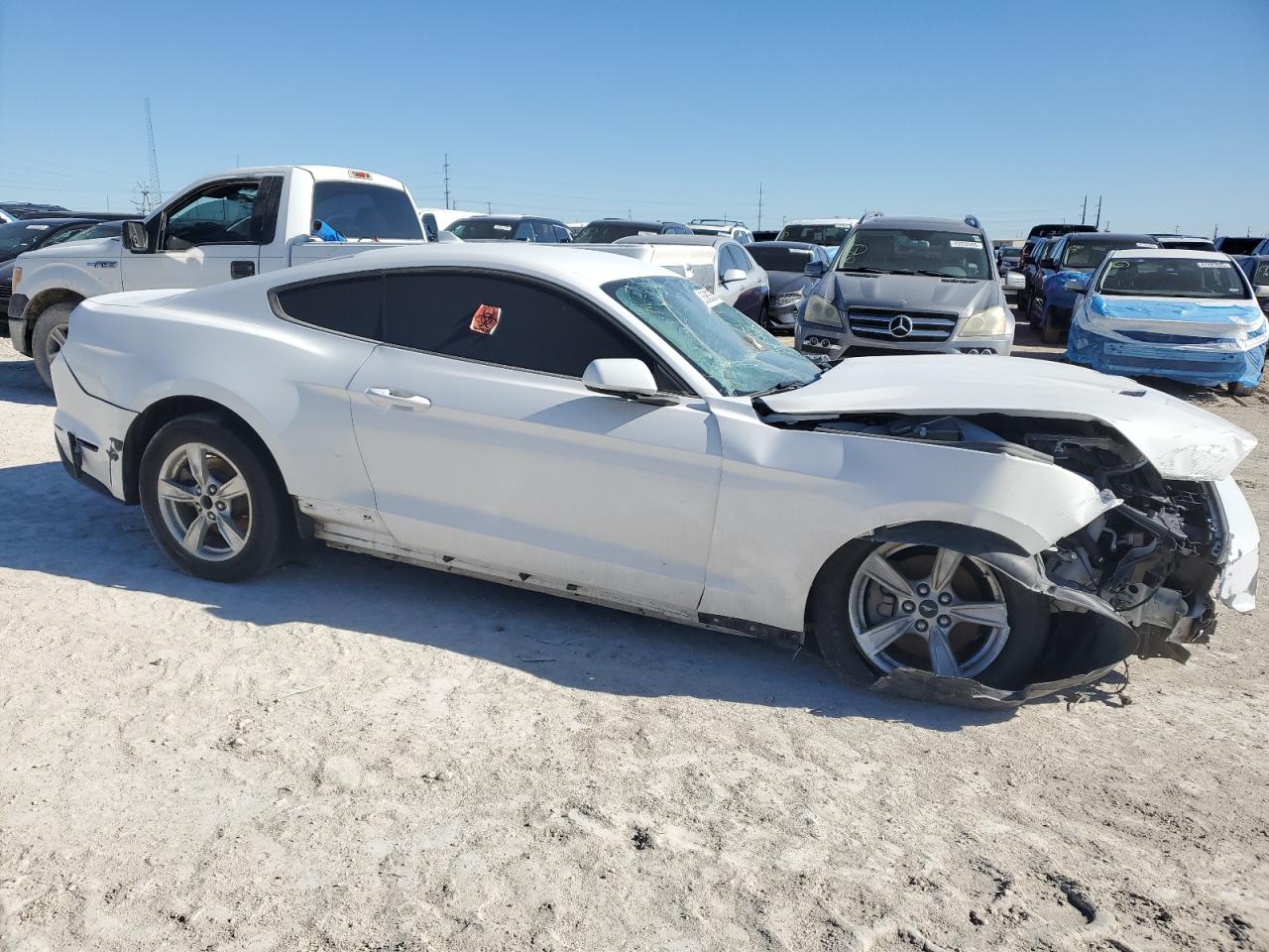 2020 Ford Mustang VIN 1FA6P8TH9L5173017 Copart auction photo, front end damage thumbnail 4