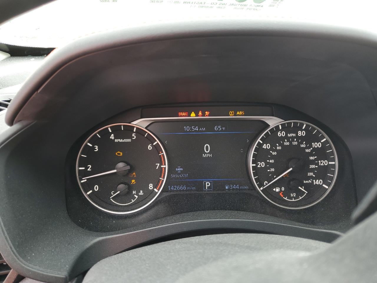 2021 Nissan Altima VIN 1N4BL4CV1MN378552 Copart auction photo, all over damage thumbnail 9
