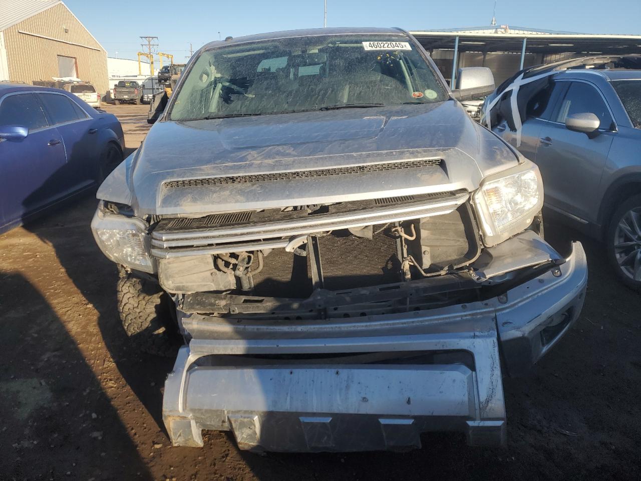 2016 Toyota Tundra VIN 5TFAW5F11GX528664 Copart auction photo, front end / rear end damage thumbnail 5
