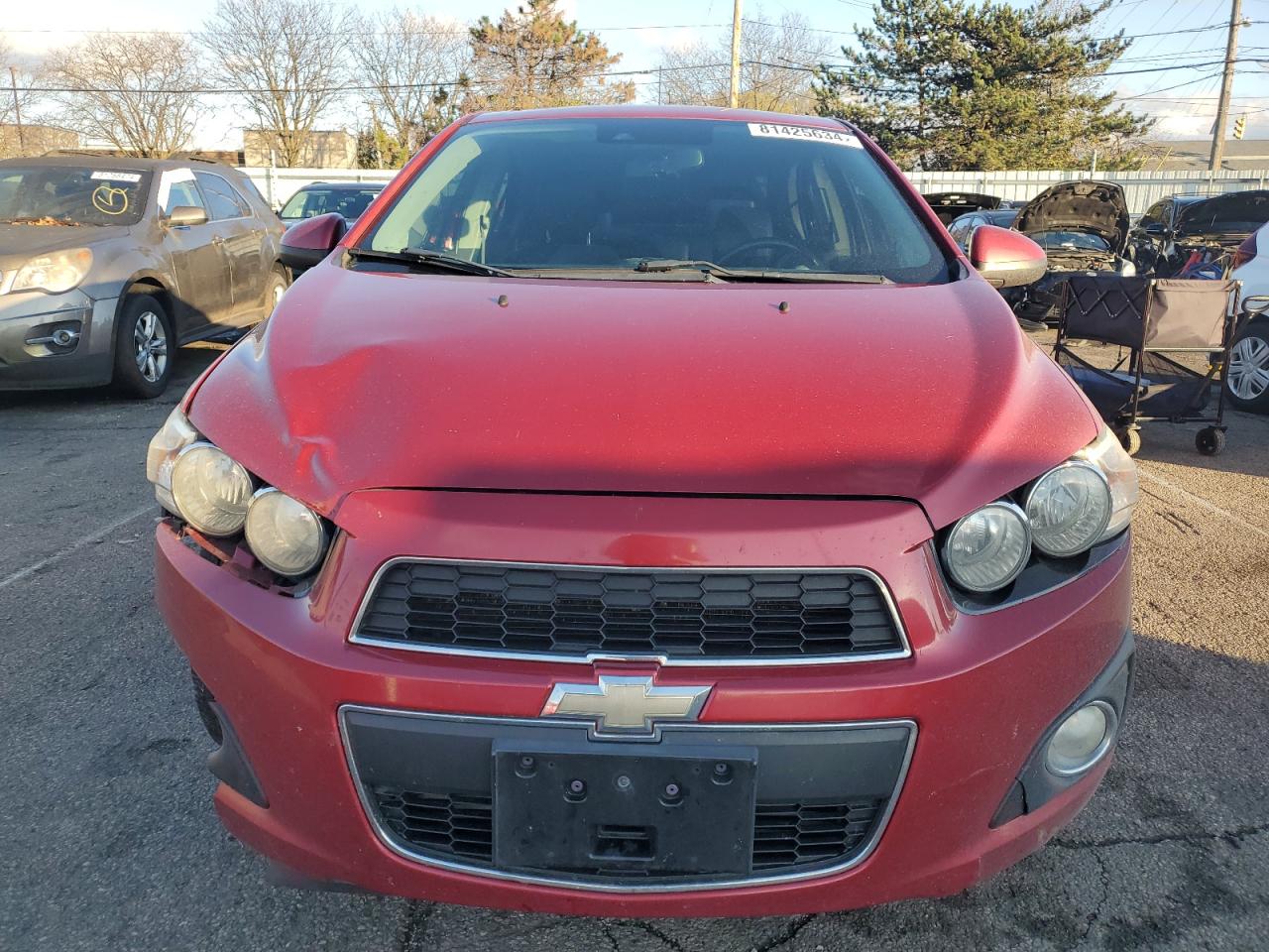2015 Chevrolet Sonic VIN 1G1JE5SBXF4171821 Copart auction photo, front end damage thumbnail 5