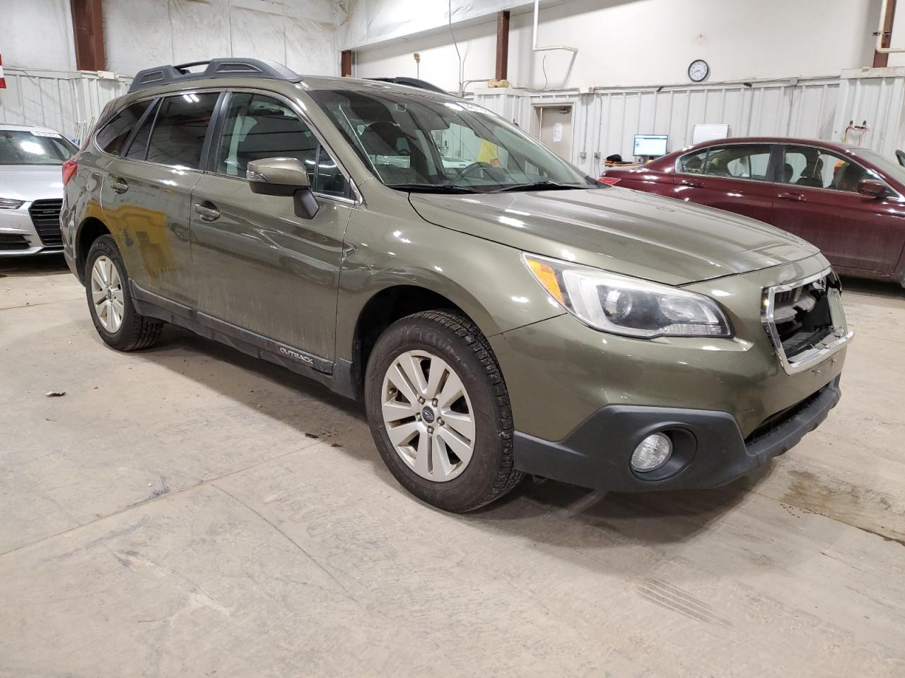 2015 Subaru Outback VIN 4S4BSAFC2F3306291 Copart auction photo, front end / minor dent/scratches damage thumbnail 4