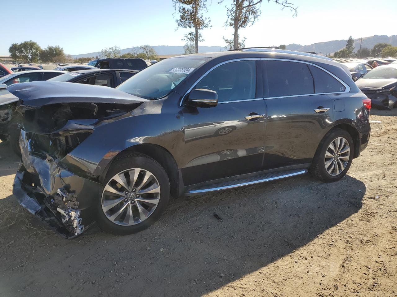2014 Acura MDX VIN 5FRYD4H40EB016017