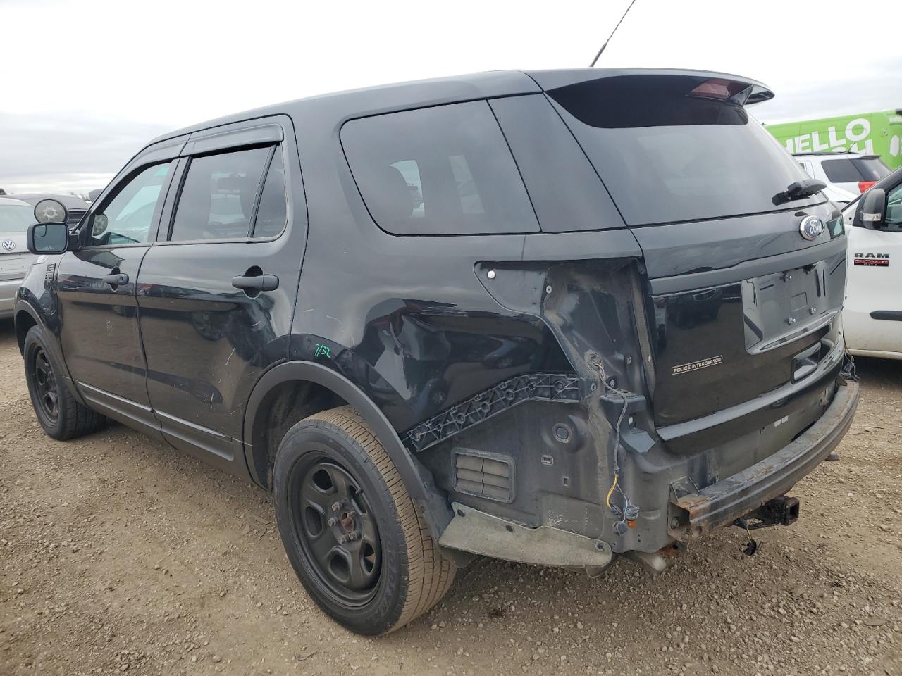 2015 Ford Explorer VIN 1FM5K8AR7FGB32387 Copart auction photo, rear end damage thumbnail 2