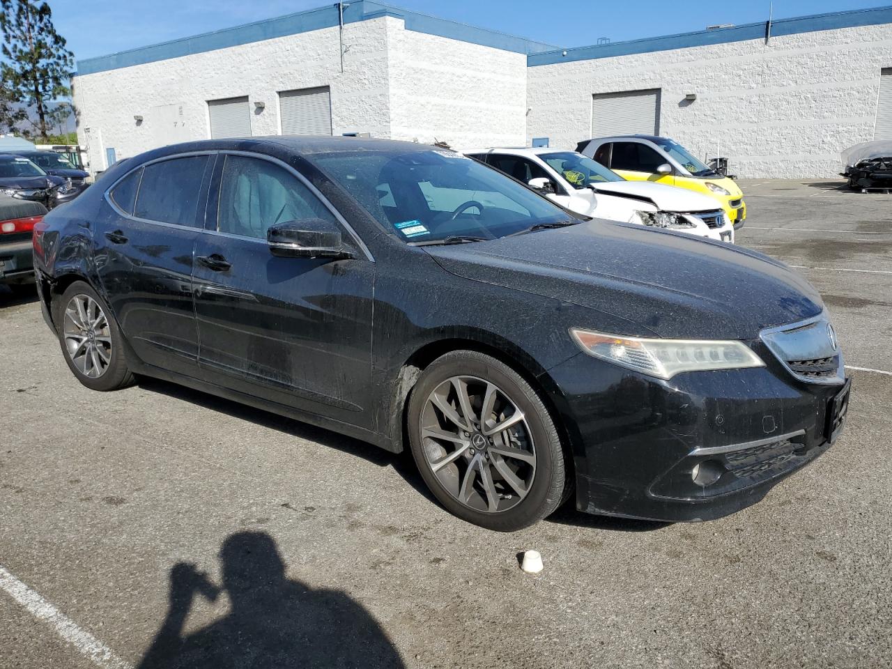 2015 Acura TLX VIN 19UUB2F70FA017154 Copart auction photo, side damage thumbnail 4