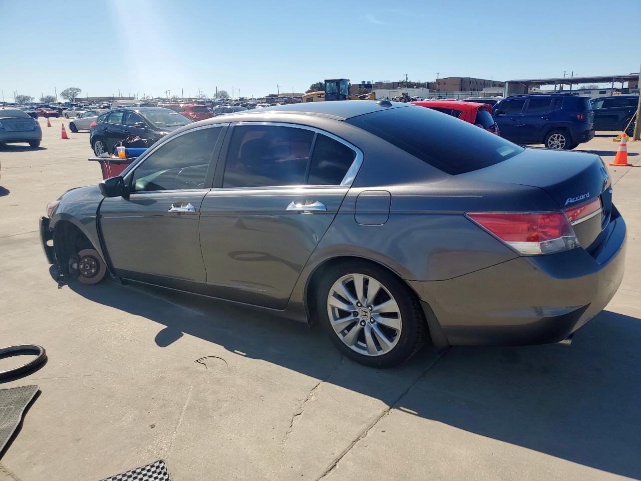 2011 Honda Accord VIN 1HGCP3F84BA017745 Copart auction photo, front end / undercarriage damage thumbnail 2