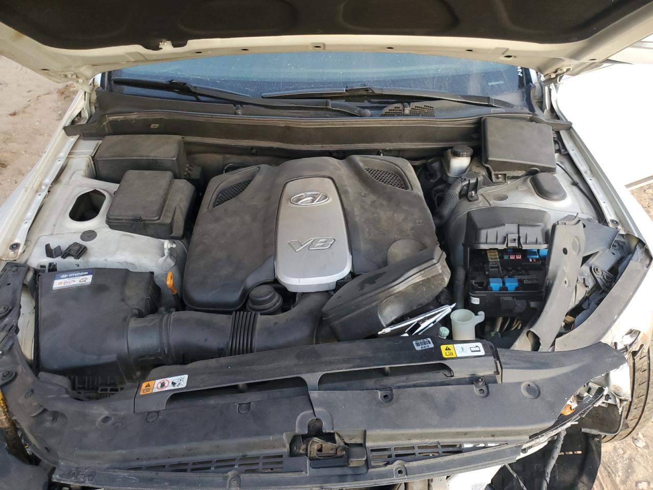 2012 Hyundai Genesis VIN KMHGC4DF5CU172769 Copart auction photo, front end damage thumbnail 12