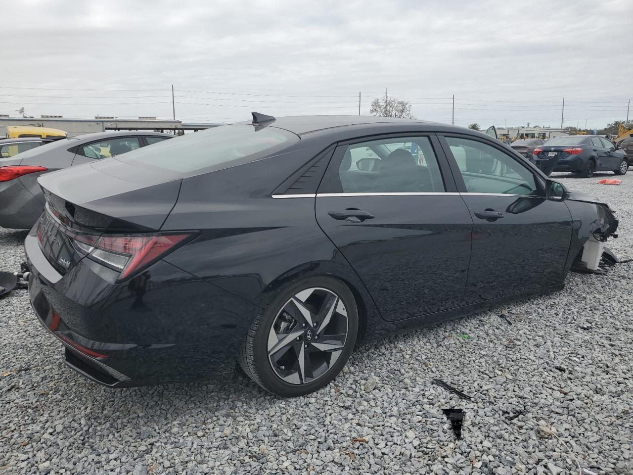 2022 Hyundai Elantra VIN KMHLN4AJ8NU016097 Copart auction photo, front end damage thumbnail 3
