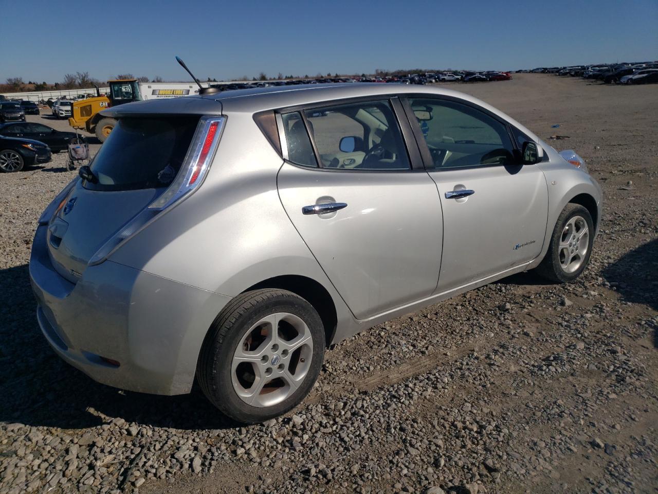 2012 Nissan Leaf VIN JN1AZ0CP5CT017580 Copart auction photo, front end / rear end damage thumbnail 3
