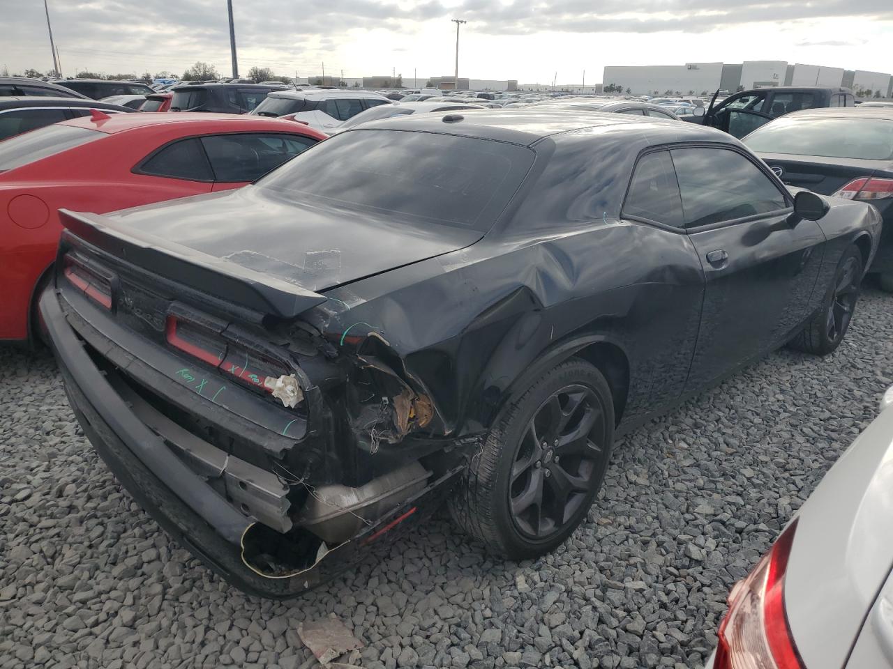 2020 Dodge Challenger VIN 2C3CDZAG0LH240302 Copart auction photo, rear end / front end damage thumbnail 3