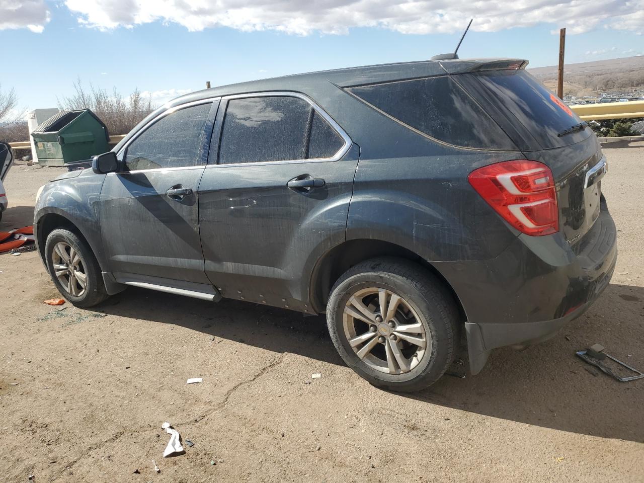 2017 Chevrolet Equinox VIN 2GNALBEK8H1518799 Copart auction photo, vandalism damage thumbnail 2