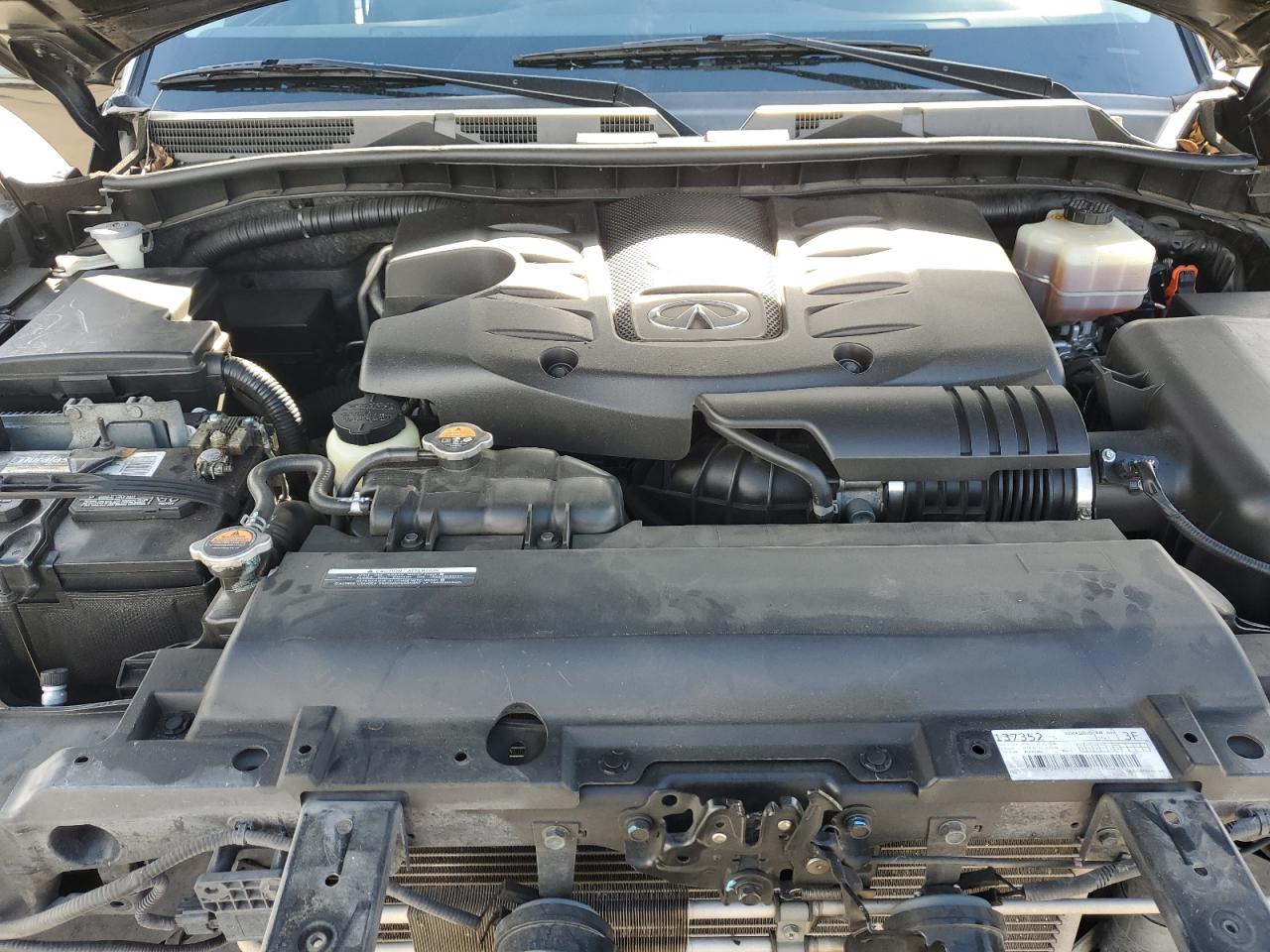 2014 Infiniti QX80 VIN JN8AZ2ND8E9750948 Copart auction photo, front end damage thumbnail 12