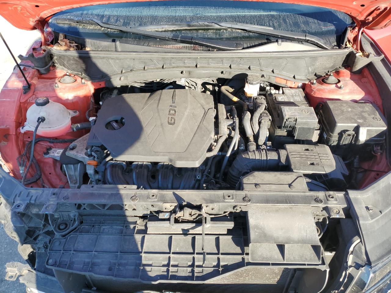 2022 Hyundai Tucson VIN 5NMJECAE9NH051862 Copart auction photo, front end / side damage thumbnail 12