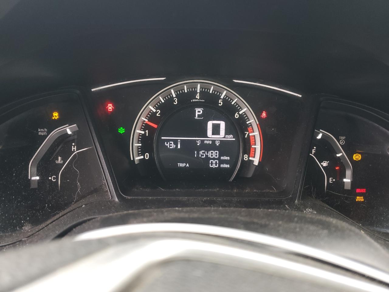 2017 Honda Civic VIN 19XFC2F52HE223112 Copart auction photo, all over damage thumbnail 9