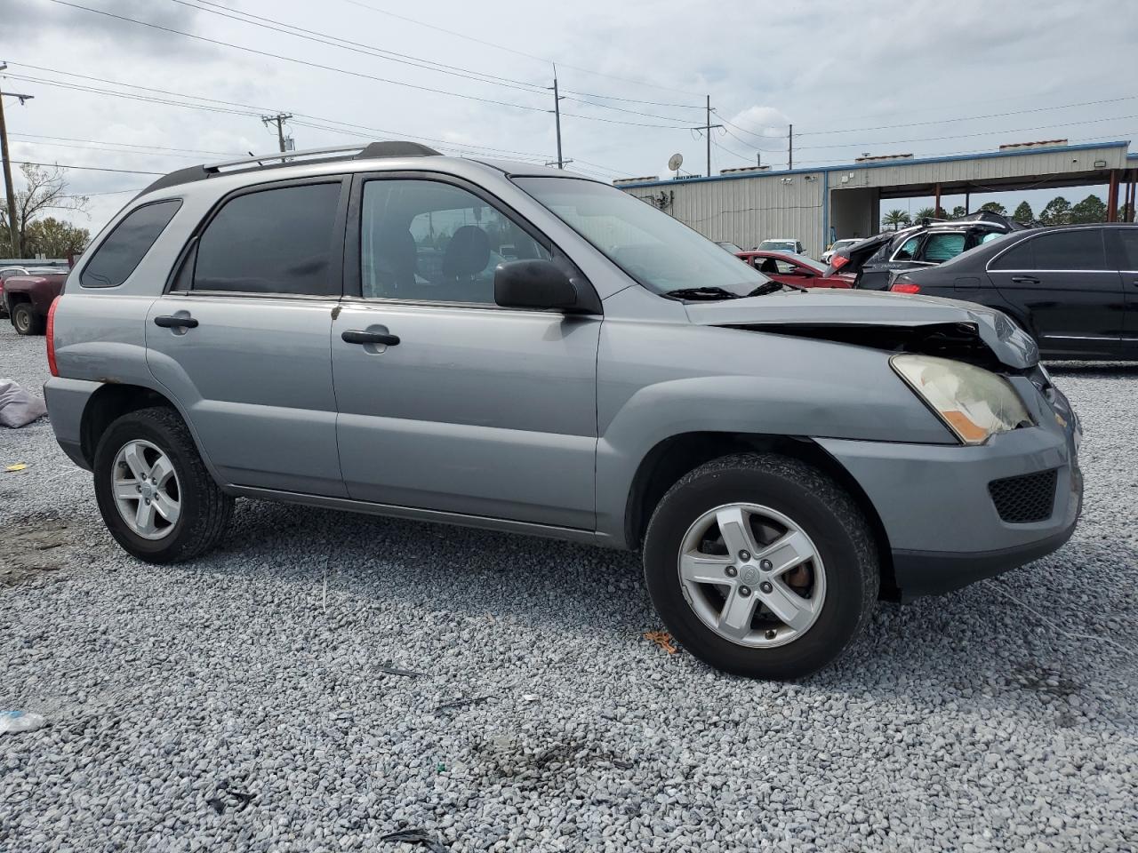 2010 KIA Sportage VIN KNDKGCA36A7705196 Copart auction photo, front end damage thumbnail 4