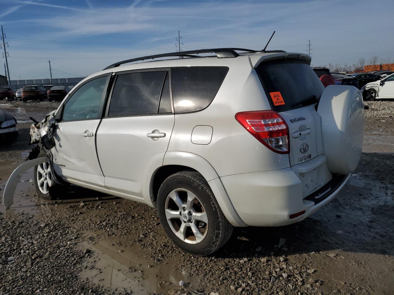 2012 Toyota RAV 4 VIN 2T3DK4DV4CW088947 Copart auction photo, front end / side damage thumbnail 2