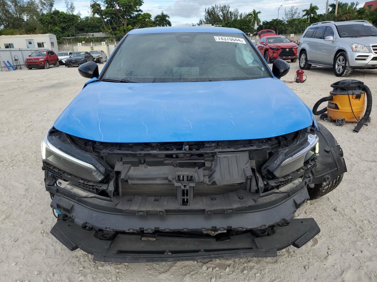 2023 Honda Civic VIN 19XFL2H88PE010607 Copart auction photo, front end / undercarriage damage thumbnail 5