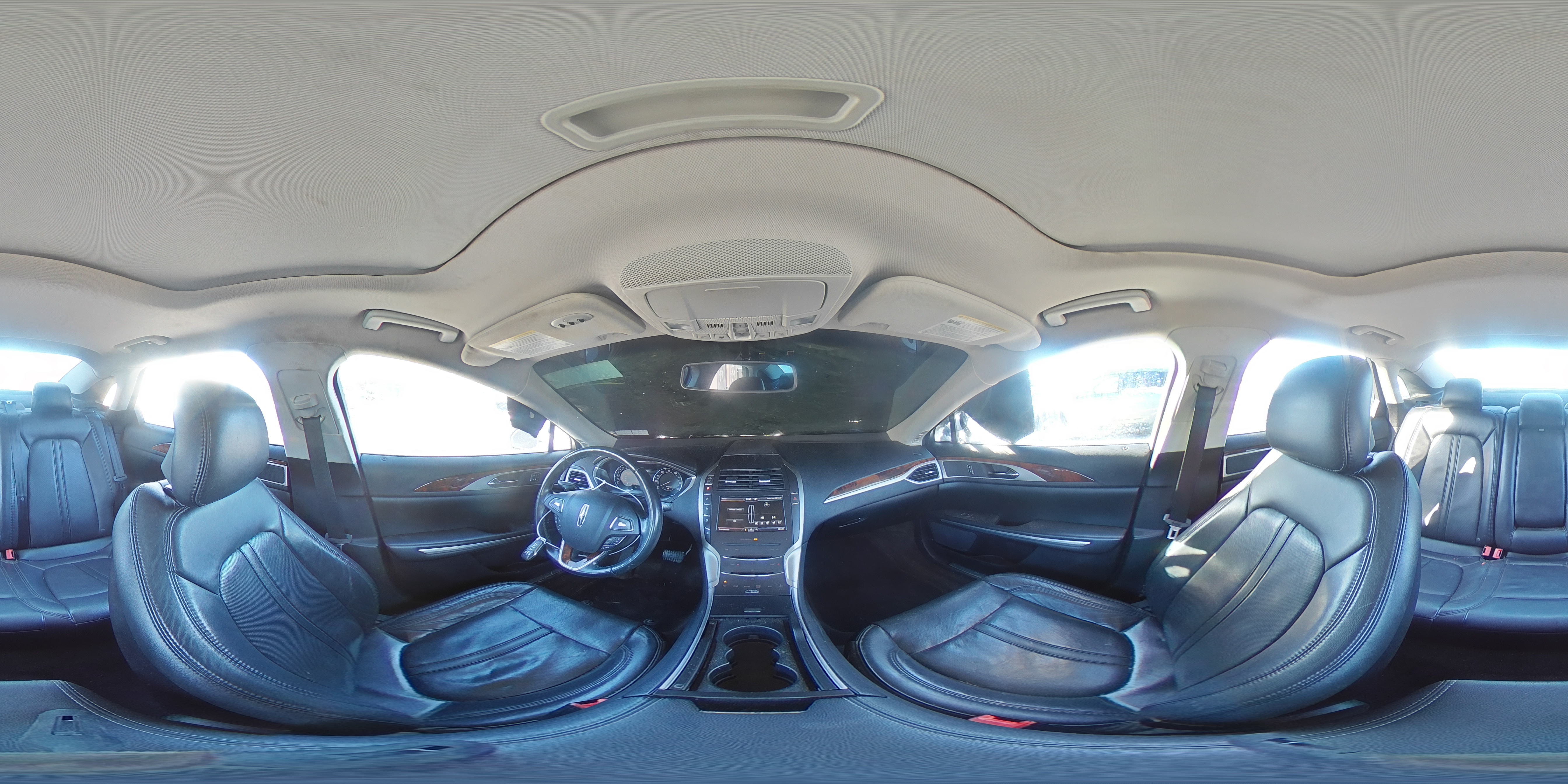 2015 Lincoln MKZ VIN 3LN6L2JK8FR607085 Copart auction photo, front end / side damage thumbnail 13