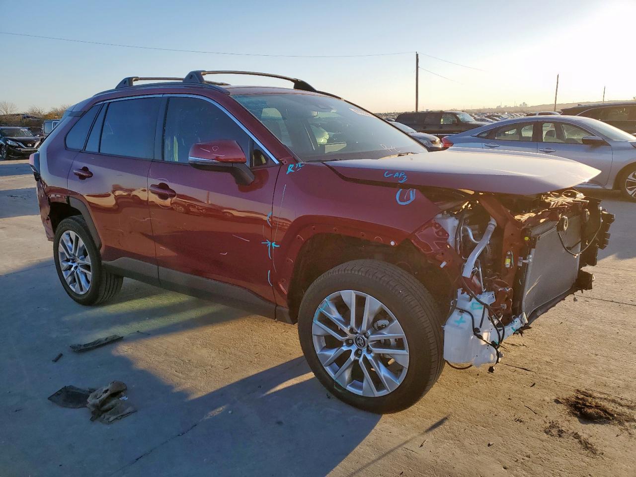 2024 Toyota RAV 4 VIN 2T3C1RFV8RW325909 Copart auction photo, front end / rear end damage thumbnail 4
