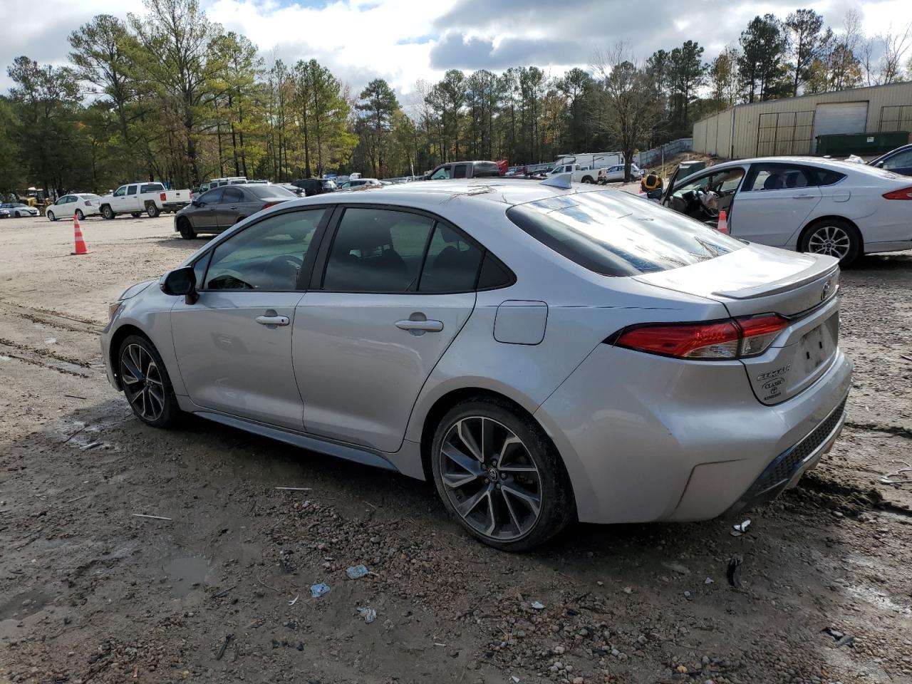 2021 Toyota Corolla VIN 5YFP4MCEXMP077052 Copart auction photo, side damage thumbnail 2
