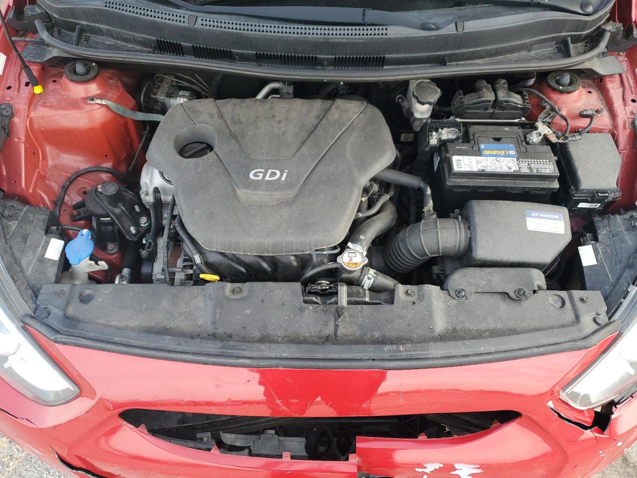 2016 Hyundai Accent VIN KMHCT4AE6GU138811 Copart auction photo, front end damage thumbnail 13