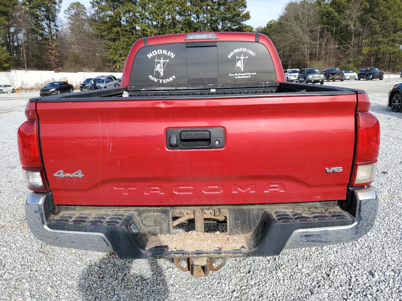 2018 Toyota Tacoma VIN 3TMCZ5AN0JM128182 Copart auction photo, front end / rear end damage thumbnail 6