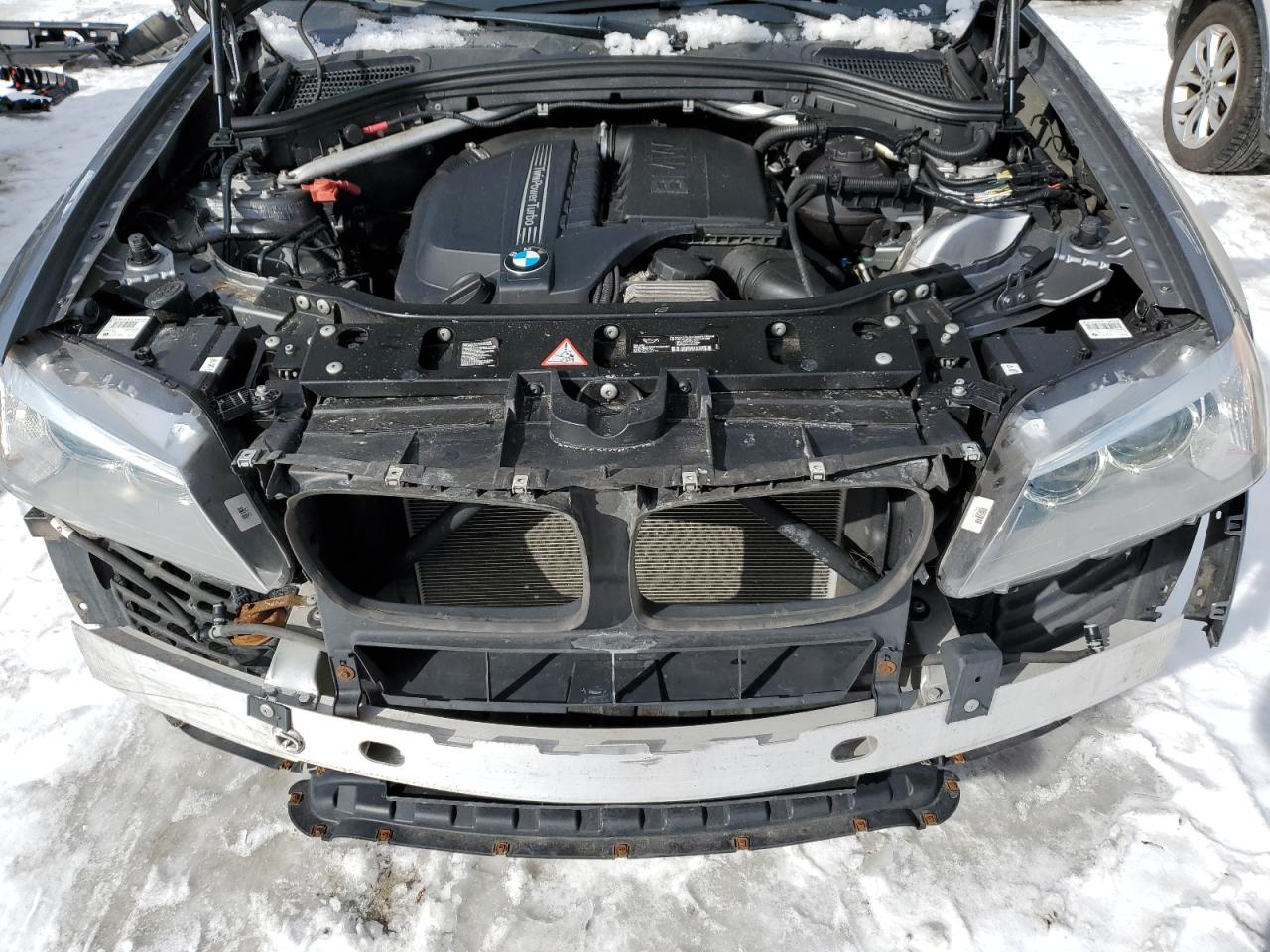 2014 BMW X3 VIN 5UXWX7C55E0E76050 Copart auction photo, front end damage thumbnail 12