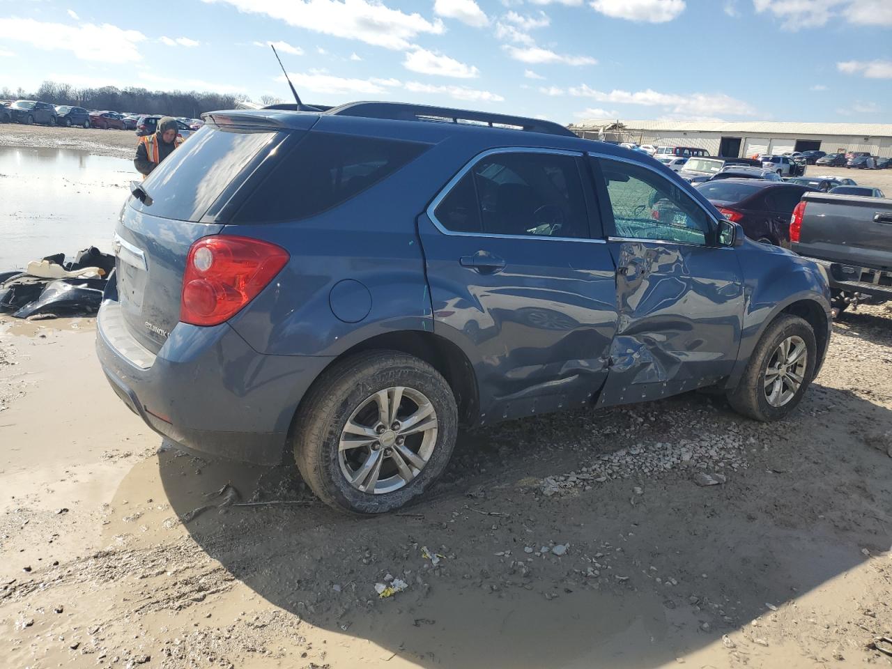 2012 Chevrolet Equinox VIN 2GNFLEEKXC6157983 Copart auction photo, side damage thumbnail 3