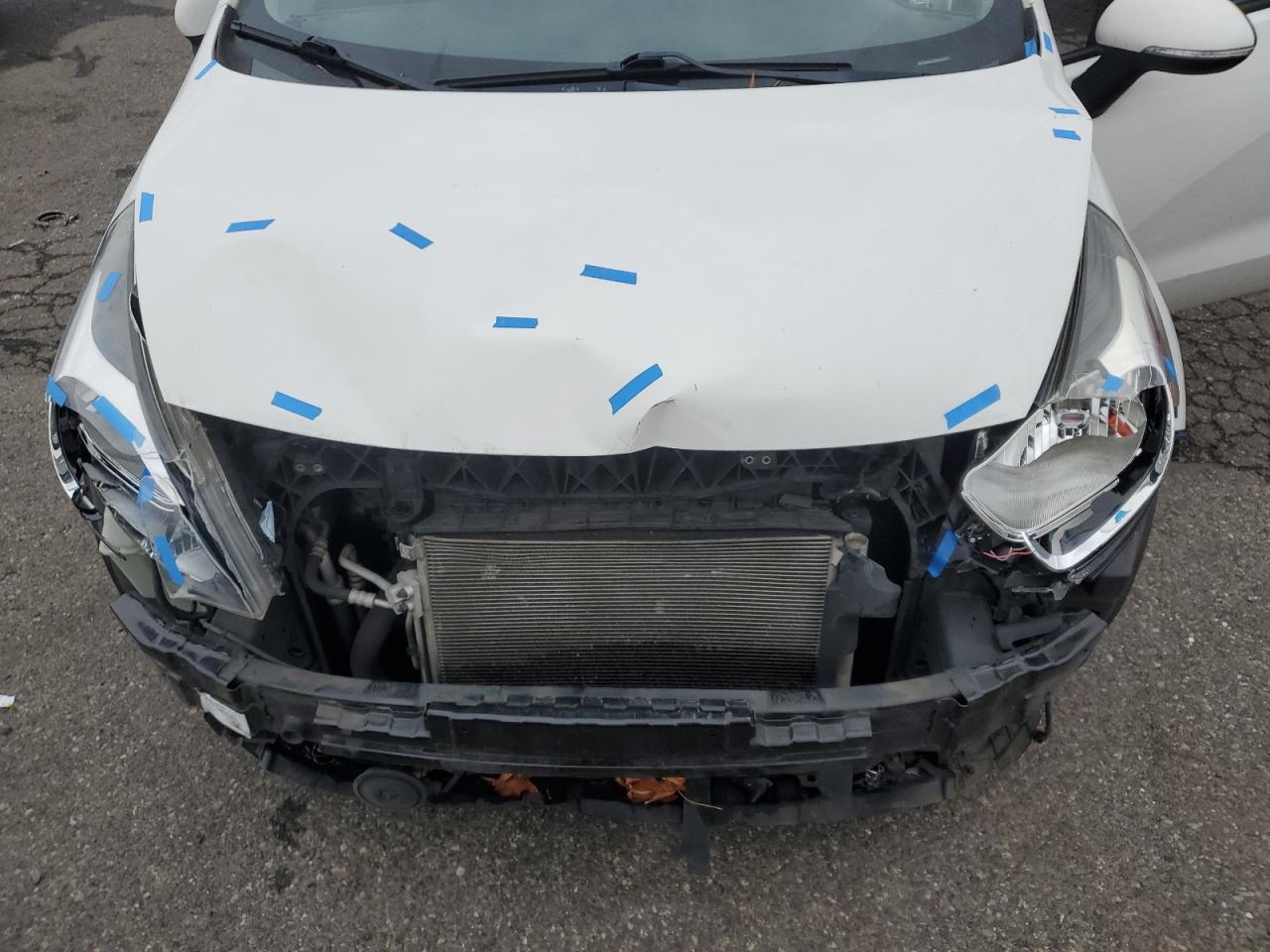 2013 KIA Rio VIN KNADN4A36D6164260 Copart auction photo, front end damage thumbnail 11