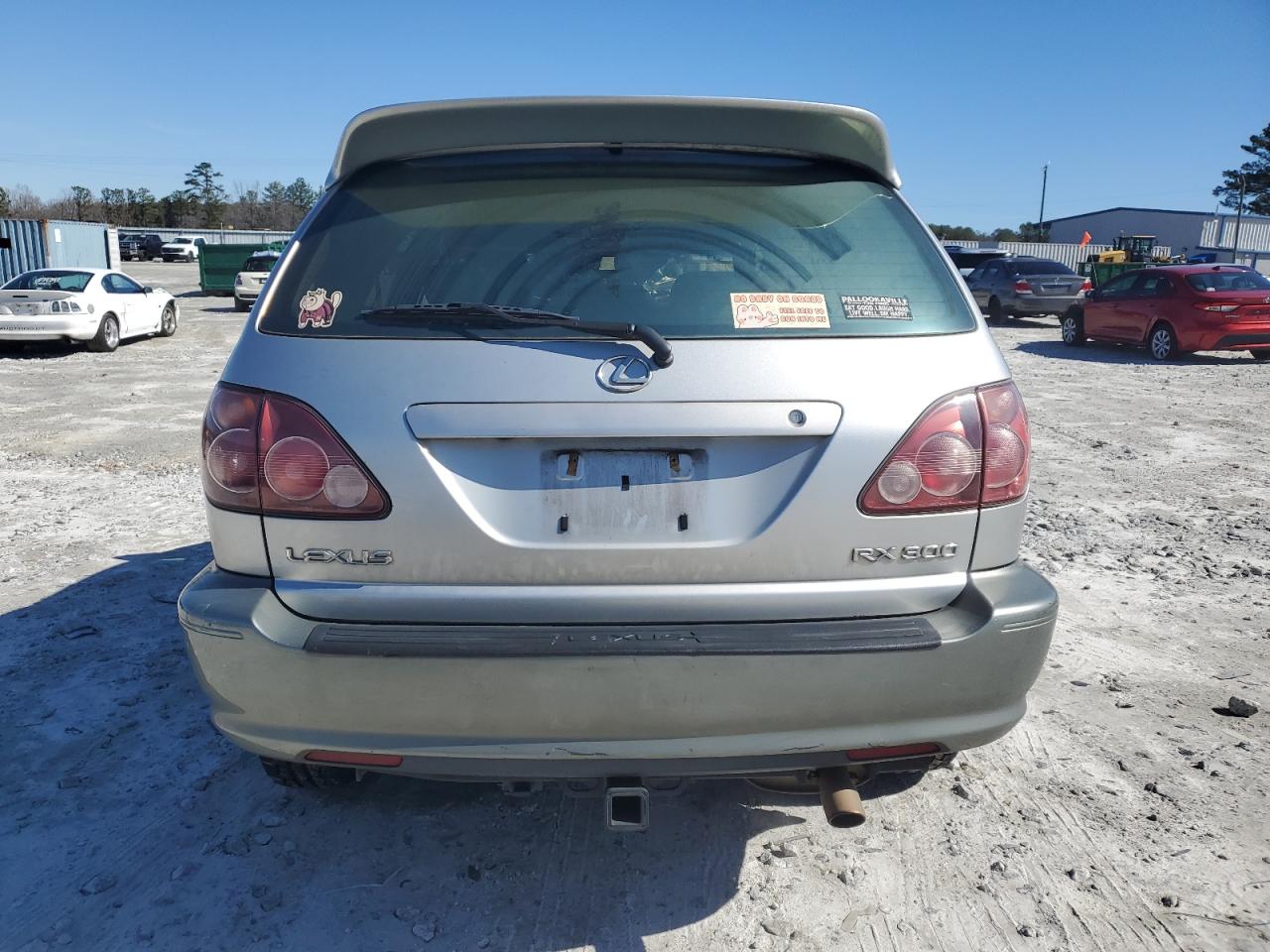 2000 Lexus RX VIN JT6GF10U6Y0050216 Copart auction photo, front end / side damage thumbnail 6